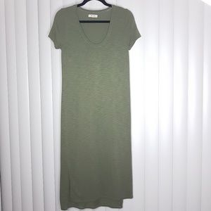 [Madewell ]Green Tshirt dress